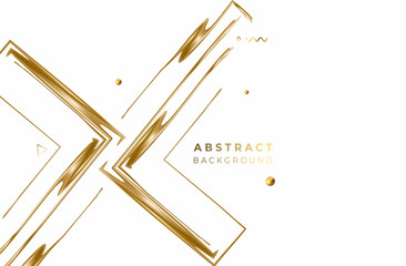 Abstract Golden glowing shiny lines art effect vector background. Use for modern design, cover, poster, template, brochure, decorated, flyer, banner.