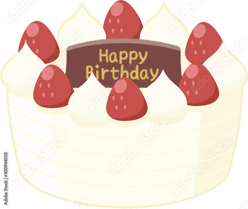 バースデーケーキ 誕生日ケーキ バースデー ハッピーバースデー 誕生日 ケーキ ホールケーキ 生クリーム クリーム チョコレート チョコ プレート 食べ物 お菓子 デザート スイーツ 洋菓子 プレゼント イベント お祝い 記念日 おやつ 甘い かわいい