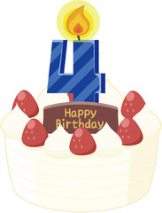 バースデーケーキ, 誕生日ケーキ, バースデー, ハッピーバースデー, 誕生日, ケーキ, ホールケーキ, 生クリーム, クリーム, チョコレート, チョコ, プレート, 食べ物, お菓子, デザート, スイーツ, 洋菓子, プレゼント, イベント, お祝い, 記念日, おやつ, 甘い, かわいい, ギフト, 贈り物, イラスト, フルーツ, 苺, 行事, 年中行事, おいしい, 果物, 赤色, 