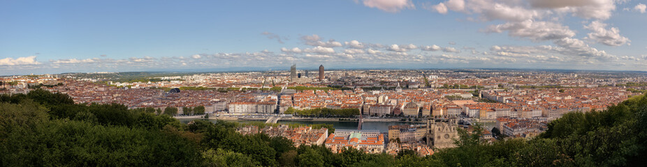 panorama of Paris(1100x300mm).The view from the Hill of Montmartre