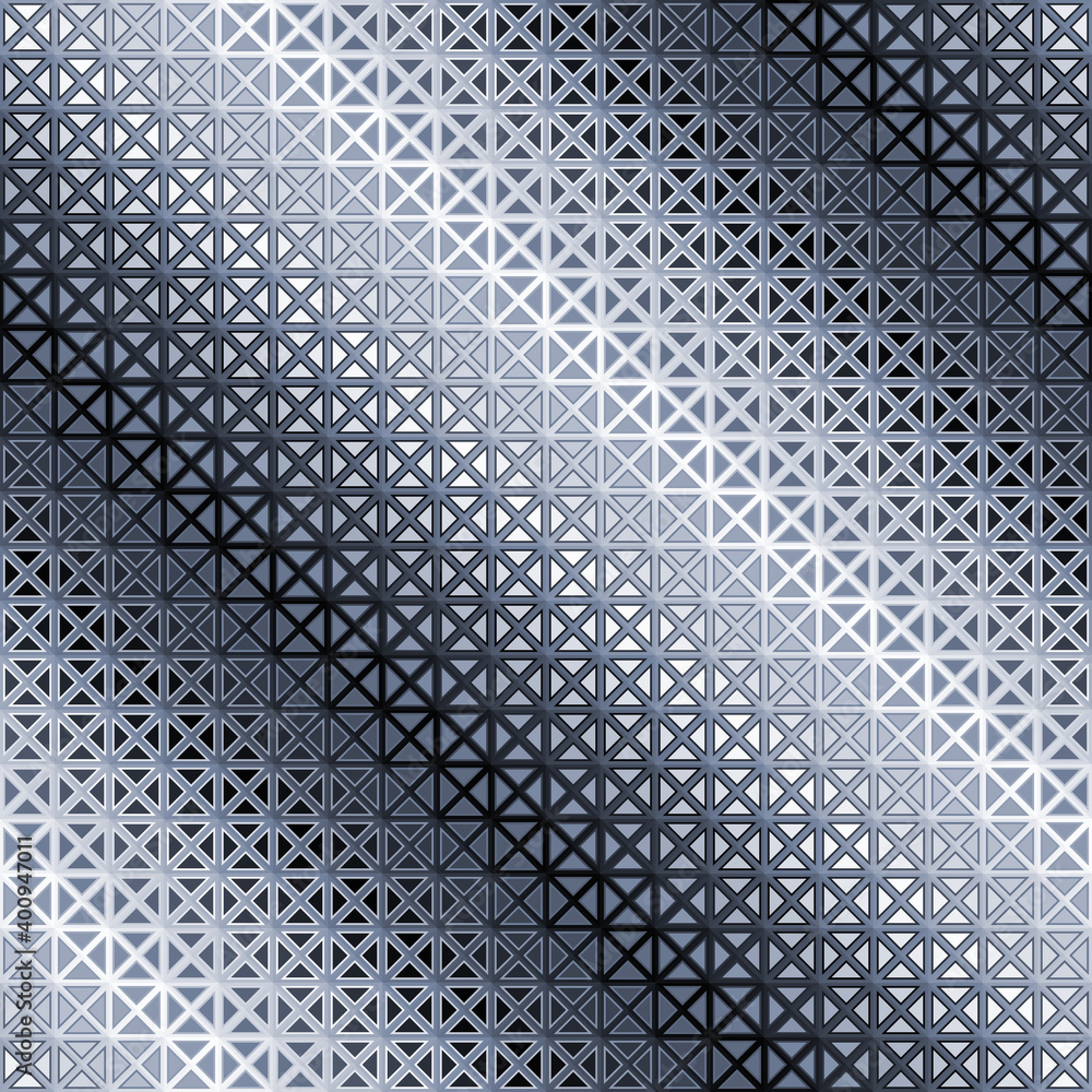 Poster Abstract geometric pattern in low poly style. Pattern of small triangles. Vector image.
