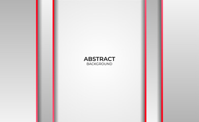 Abstract Design Red And White Background