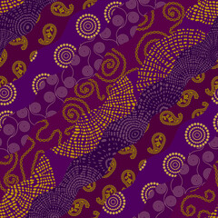 Fototapeta na wymiar Seamless background pattern. Textile patchwork pattern. Vector image