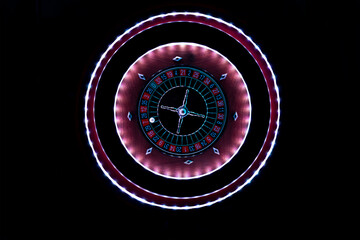 Roulette table close up at the Casino - 400947844