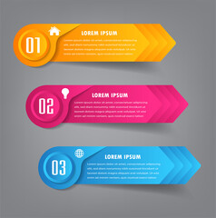 modern text box template, banner Infographics