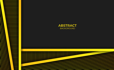 Modern background yellow and black design
