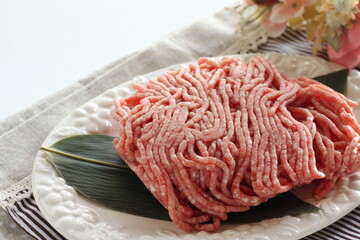 Freshness pork and beef mixed mince meat for prepared cooking ingredient