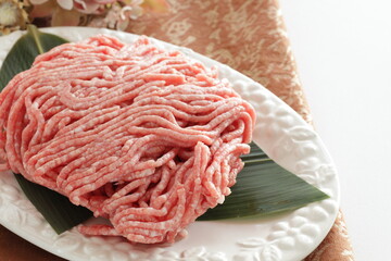 Freshness pork and beef mixed mince meat for prepared cooking ingredient