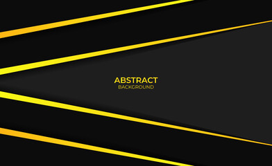 Design abstract yellow and black background