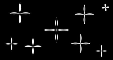 Fototapeta premium Render with black and white decorative background
