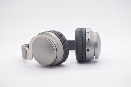 headphones on isolated  background, object, technology, copy space