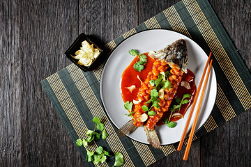 Carp squirrel: chinese sweet and sour fish