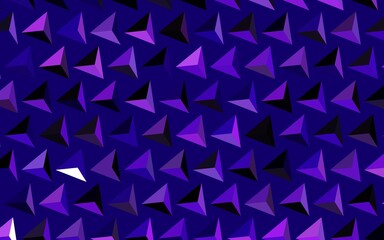 Dark Purple, Pink vector template with crystals, triangles.