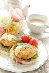 homemade tofu soybean curd refuse hamburger 