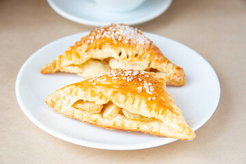 Samosa with apples