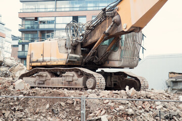 renovation of the area by demolishing houses.
