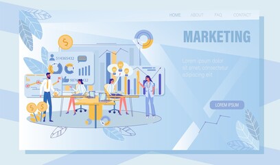 Marketing Strategy Developing Service Landing Page