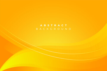Yellow background with dynamic abstract shapes. Eps10 vector.