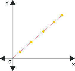 Vector illustration for Line Graph EPS10
