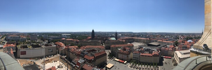 panorama dresden elbflorenz elbe sachsen