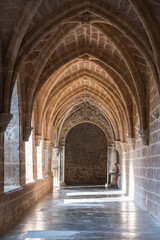Fototapeta premium Mesmerizing shot of an ancient Piedra monastery in Nuevalos, Zaragoza, Spain