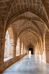 Fototapeta na wymiar Mesmerizing shot of an ancient Piedra monastery in Nuevalos, Zaragoza, Spain
