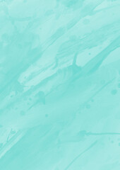 Tender ink and watercolor texture on white paper background. Gradient paint strokes and decalcomania effect. Hand-painted gouache abstract image. Mess on the canvas.