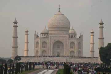 Taj Mahal in Agra at Uttar Pradesh. India.
