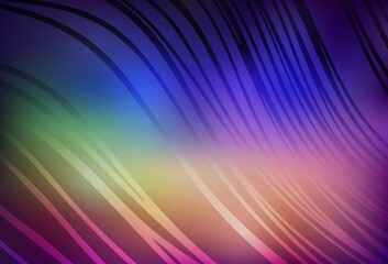 Light Multicolor vector pattern with lines.