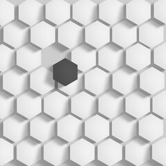 abstract hexagon pattern background