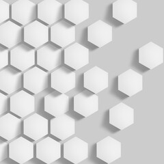 Fototapeta na wymiar abstract hexagon pattern background