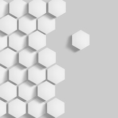 abstract hexagon pattern background