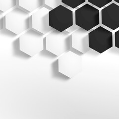 abstract hexagon pattern background