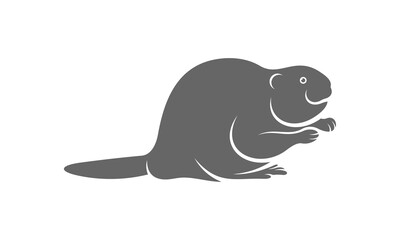 Beaver logo vector, Creative Beaver logo design concepts template, icon symbol, illustration