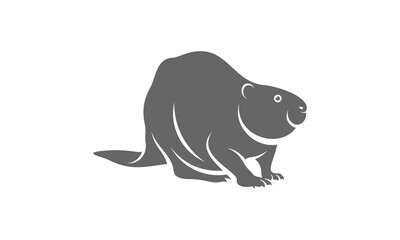 Beaver logo vector, Creative Beaver logo design concepts template, icon symbol, illustration