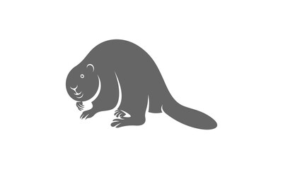 Beaver logo vector, Creative Beaver logo design concepts template, icon symbol, illustration