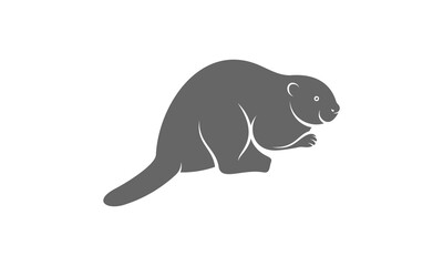 Beaver logo vector, Creative Beaver logo design concepts template, icon symbol, illustration