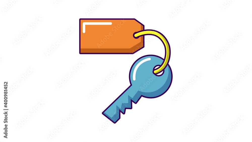 Aufkleber travel summer icon animation. motion set of best icons and then each objects is shown separately