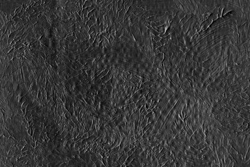 Modern contemporary acrylic background. Black and white paint texture made with a brush. Abstract...