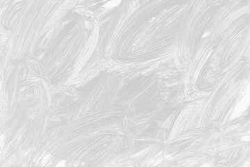 Modern contemporary acrylic background. Black and white paint texture made with a brush. Abstract...