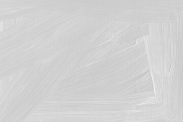 Modern contemporary acrylic background. Black and white paint texture made with a brush. Abstract...