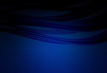 Dark BLUE vector blurred background.