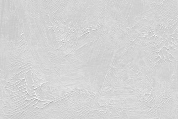 Modern contemporary acrylic background. Black and white paint texture made with a brush. Abstract...
