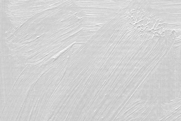Modern contemporary acrylic background. Black and white paint texture made with a brush. Abstract...