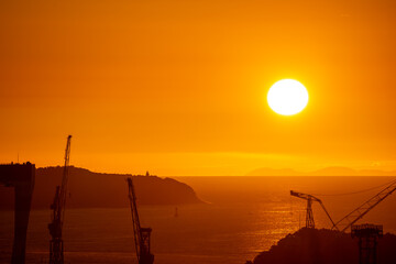長崎の夕陽