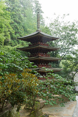 雨の室生寺 (奈良県宇陀市 2012/08/29撮影)