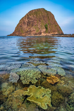 Yen island famous tourist destination of Phu Yen, Vietnam