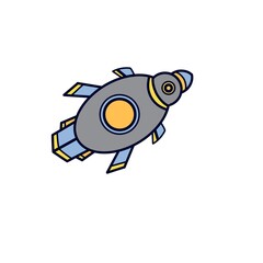 Space rocket. Rocket. Spacecraft.