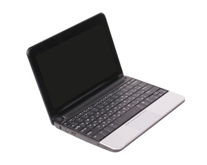 laptop on white background