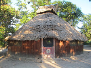 Ceremonial temple in amazonas